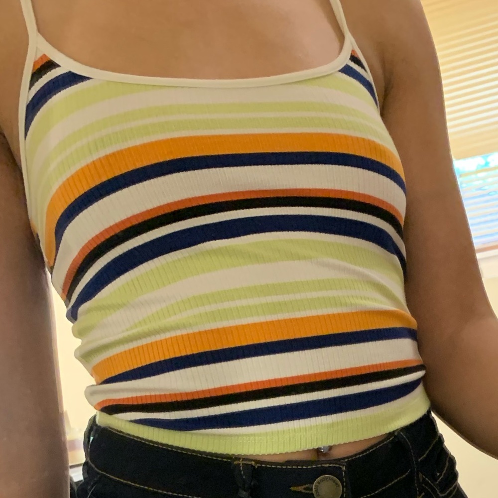 Orange, Green, Blue Tank Top